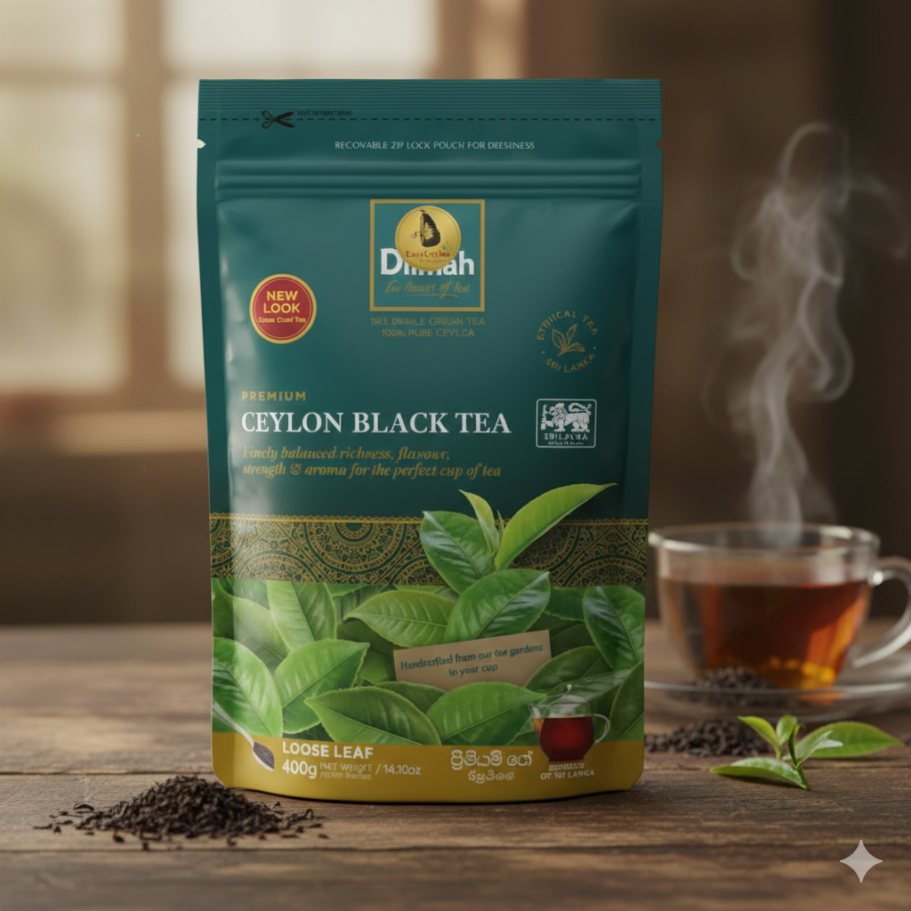 Experience the Soul of Ceylon – Dilmah 400g Premium Loose Leaf Tea