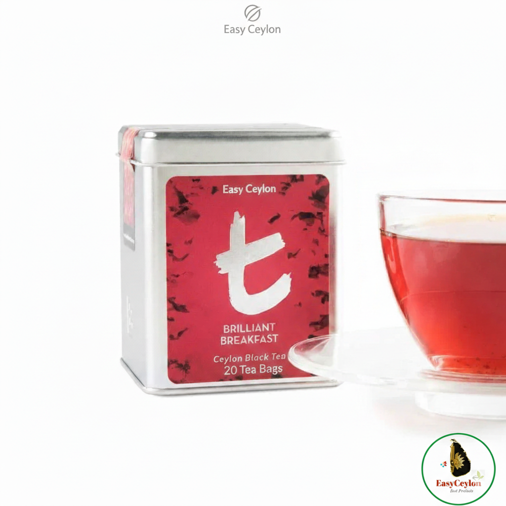 T-Series Brilliant Breakfast Ceylon Black Tea (20 Luxury Tea Bags)